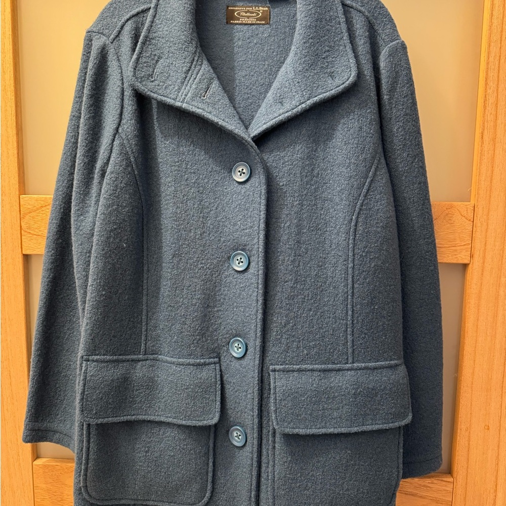 LLBean Vintage Wool Pea Coat